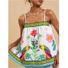 image:imageSOLY HUX Womens Tropical Floral Print Cami Top Spaghetti Strap Boho Vacation Summer Tops CamisoleWhite Graphic