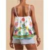 image:imageSOLY HUX Womens Tropical Floral Print Cami Top Spaghetti Strap Boho Vacation Summer Tops CamisoleWhite Graphic