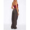 image:imageSOLY HUX Womens Y2K Halter Crop Tops V Neck Sleeveless Backless Going Out Slim Fit TopsSolid Burgundy