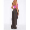 image:imageSOLY HUX Womens Y2K Halter Crop Tops V Neck Sleeveless Backless Going Out Slim Fit TopsSolid Hotpink