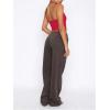 image:imageSOLY HUX Womens Y2K Halter Crop Tops V Neck Sleeveless Backless Going Out Slim Fit TopsSolid Red