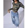 image:imageSOLY HUX Womens Y2k Camo T Shirt Crew Neck Long Sleeve Slim Fit Tee Going Out Crop TopsMulticolor Camo