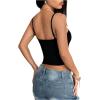 image:imageSOLY HUX Womens Y2k Gothic Cami Tops Rhinestone Crop Tops Camisole Streetwear Emo Scene Alternative ClothesBlack Graphic