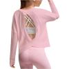 image:imageSOLY HUX Girls Long Sleeve TShirt Cutout Athletic Shirts Basic Sports Tee Tops ActivewearPure Pink