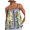 image:imageSOLY HUX Womens Tropical Floral Print Cami Top Spaghetti Strap Boho Vacation Summer Tops CamisoleMulticoloured Tropical