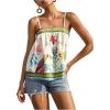 image:imageSOLY HUX Womens Tropical Floral Print Cami Top Spaghetti Strap Boho Vacation Summer Tops CamisoleWhite Graphic