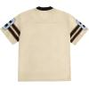 image:imageSOLY HUX Mens Jersey Y2k Baggy Shirts Graphic Tees Oversized V Neck Tshirts Summer TopsBeige Black Graphic