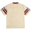 image:imageSOLY HUX Mens Jersey Y2k Baggy Shirts Graphic Tees Oversized V Neck Tshirts Summer TopsBeige Red Graphic