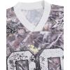 image:imageSOLY HUX Mens Jersey Y2k Baggy Shirts Graphic Tees Oversized V Neck Tshirts Summer TopsBrown Camo