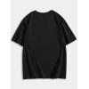 image:imageSOLY HUX Mens Letter Graphic T Shirt Short Sleeve Round Neck Tee Summer Shirt Streetwear TopsBlack Letter