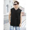 image:imageSOLY HUX Mens Plus Size Sleeveless Hoodies Workout Gym Hooded Tank Tops Muscle Shirts Bodybuilding Cut Off T ShirtBlack