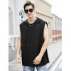 image:imageSOLY HUX Mens Plus Size Sleeveless Hoodies Workout Gym Hooded Tank Tops Muscle Shirts Bodybuilding Cut Off T ShirtBlack