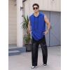 image:imageSOLY HUX Mens Plus Size Sleeveless Hoodies Workout Gym Hooded Tank Tops Muscle Shirts Bodybuilding Cut Off T ShirtPlain Royal Blue
