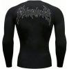 image:imageSOLY HUX Mens Workout Shirts Graphic Print Long Sleeve Athletic T Shirt Crew Neck Casual Sports Running Gym TopsBlack