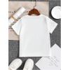 image:imageSOLY HUX Toddler Girls Cute Bow Print Graphic Tees Short Sleeve Crew Neck T Shirt Summer ClothesWhite Graphic
