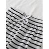 image:imageSOLY HUX Toddler Girls Striped Print 2 Piece Outfit Short Sleeve T Shirt and Pants Summer ClothesBlack and White