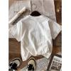 image:imageSOLY HUX Womens Summer Graphic TShirts Short Sleeve Crew Neck Tee Shirt TopsWhite Letter