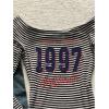 image:imageSOLY HUX Womens Y2k Striped Shirts Long Sleeve Graphic T Shirts Vintage Streetwear Grunge Clothes Black Striped XSmall