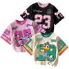 image:imageSOLY HUX Toddler Girls Summer Tops 3 Packs T Shirts Novelty Number Graphic Tees Cute ClothesBeige Pink Black