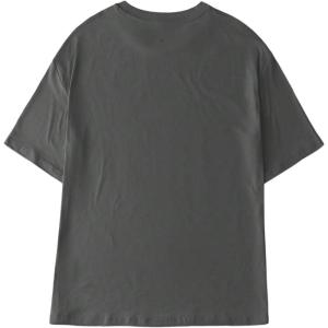 image:imageSOLY HUX Womens Oversized Graphic Tees Drop Shoulder Half Sleeve Loose Casual T Shirt TopsDark Grey Letter Print