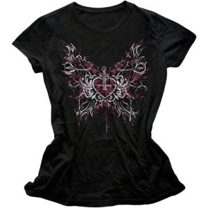 image:imageSOLY HUX Womens Plus Size Graphic Tees Y2k Gothic Short Sleeve T Shirt Summer Tops Vintage Alternative ClothesBlack Graphic