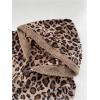 image:imageSOLY HUX Leopard Print Zip Up Hoodies for Women Cheetah Fleece Sweatshirts Fitted Jacket Y2K Hoodies for Teen GirlsBrown Leopard