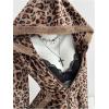image:imageSOLY HUX Leopard Print Zip Up Hoodies for Women Cheetah Fleece Sweatshirts Fitted Jacket Y2K Hoodies for Teen GirlsBrown Leopard