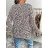 image:imageSOLY HUX Womens Sweaters Rainbow Pom V Neck Long Sleeve Knit Fall Trendy Pullover Sweater TopsBrown