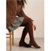 image:imageSOLY HUX Womens High Waisted See Through Tights Party Club Stockings PantyhosePure Coffee Brown