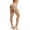image:imageSOLY HUX Womens High Waisted See Through Tights Party Club Stockings PantyhosePure Khaki