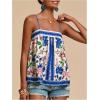 image:imageSOLY HUX Womens Tropical Floral Print Cami Top Spaghetti Strap Boho Vacation Summer Tops CamisoleBlue Floral