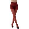 image:imageSOLY HUX Womens High Waisted See Through Tights Party Club Stockings PantyhoseBurgundy