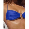 image:imageSOLY HUX Bathing Suit for Women Halter Ring Linked Tie Side Bikini Sets Two Piece SwimsuitPlain Blue
