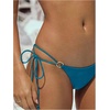 image:imageSOLY HUX Bathing Suit for Women Halter Ring Linked Tie Side Bikini Sets Two Piece SwimsuitTeal Blue