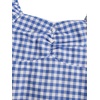 image:imageSOLY HUX Girls Gingham Tops Y2K Cute Blouse Summer Sweetheart Neck Shirts Aesthetic ClothesBlue White Plaid