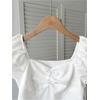 image:imageSOLY HUX Girls Gingham Tops Y2K Cute Blouse Summer Sweetheart Neck Shirts Aesthetic ClothesSolid White