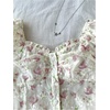 image:imageSOLY HUX Girls Gingham Tops Y2K Cute Blouse Summer Sweetheart Neck Shirts Aesthetic ClothesWhite Floral