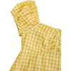 image:imageSOLY HUX Girls Gingham Tops Y2K Cute Blouse Summer Sweetheart Neck Shirts Aesthetic ClothesYellow White Plaid