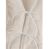image:imageSOLY HUX Womens Summer 2 Piece Outfits Sleeveless Matching Sets Lace Up Vest and Skort ShortsPlain Khaki