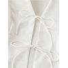 image:imageSOLY HUX Womens Summer 2 Piece Outfits Sleeveless Matching Sets Lace Up Vest and Skort ShortsPlain White