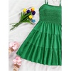 image:imageSOLY HUX Womens Sundress Smock Cami Mini Dress Sleeveless Swing A Line Short Dresses Casual Cute Summer DressesSolid Green
