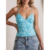 image:imageSOLY HUX Womens Y2k Sequin Cami Top V Neck Spaghetti Strap Criss Cross Backless Going Out Tops Party ClubwearBlue