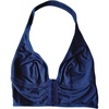 image:imageSOLY HUX Halter Bralette for Women Front Closure Bra Wireless V Neck Ribbed Knit Everyday Comfort BrasRoyal Blue