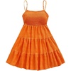 image:imageSOLY HUX Womens Sundress Smock Cami Mini Dress Sleeveless Swing A Line Short Dresses Casual Cute Summer DressesSolid Orange