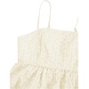 image:imageSOLY HUX Babydoll Top for Women Y2k Peplum Cami Cute Going Out Crop Tank Tops Flowy Ruffle Summer Spaghetti Strap ShirtApricot Jacquard