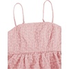 image:imageSOLY HUX Babydoll Top for Women Y2k Peplum Cami Cute Going Out Crop Tank Tops Flowy Ruffle Summer Spaghetti Strap ShirtPlain Dusty Pink