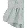 image:imageSOLY HUX Babydoll Top for Women Y2k Peplum Cami Cute Going Out Crop Tank Tops Flowy Ruffle Summer Spaghetti Strap ShirtPlain Green Jacquard