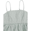 image:imageSOLY HUX Babydoll Top for Women Y2k Peplum Cami Cute Going Out Crop Tank Tops Flowy Ruffle Summer Spaghetti Strap ShirtPlain Green Jacquard