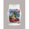 image:imageSOLY HUX Womens Y2k Tops Vintage Graphic Tank Top Sleeveless Tight Fitted Shirt Summer Concert Rave OutfitsWhite Car Graphic
