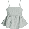 Plain Green Jacquard